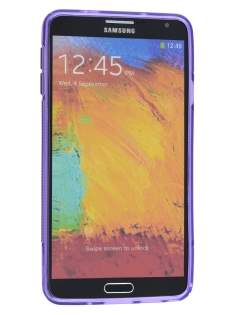 Wave Case for Samsung Galaxy Note 3 - Frosted Purple/Purple