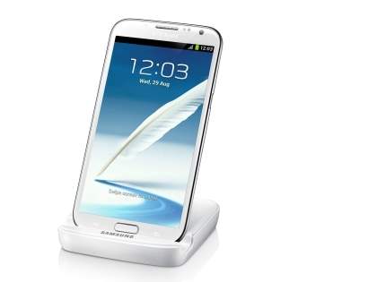 Genuine Samsung Galaxy Note II N7100 Stand and Spare Battery Charger ONLY