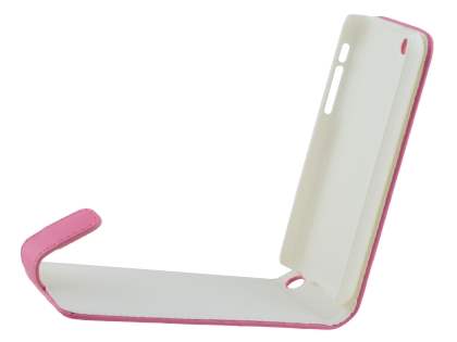 Synthetic Leather Flip Case for iPhone 5c - Pink
