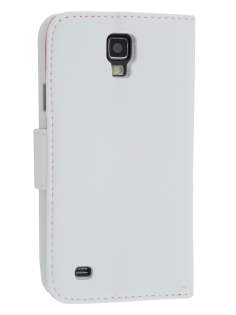 Synthetic Leather Wallet Case with Stand for Samsung Galaxy S4 Active I9295 - Pearl White Synthetic Leather Wallet Case with Stand for Samsung Galaxy S4 Active I9295 - Pearl White
