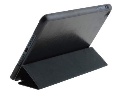 Premium Slim Synthetic Leather Flip Case with Stand for iPad mini - Classic Black
