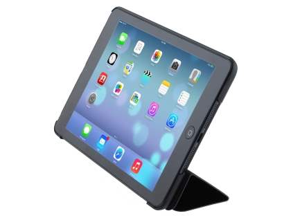Premium Slim Synthetic Leather Flip Case with Stand for iPad mini - Classic Black