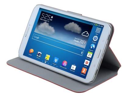 Book-Style Case with Tilt Stand for Samsung Galaxy Tab 3 8.0 - Brown