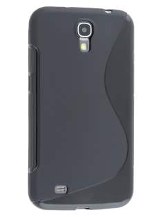Wave Case for Samsung Galaxy Mega 6.3 I9200 - Frosted Black/Black Soft Cover