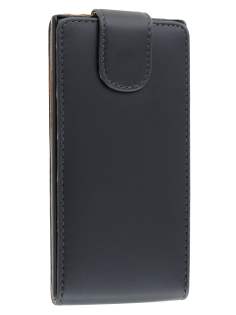 Huawei Ascend P2 Synthetic Leather Flip Case - Black