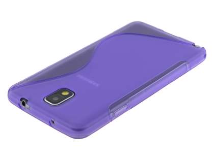 Wave Case for Samsung Galaxy Note 3 - Frosted Purple/Purple