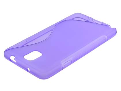 Wave Case for Samsung Galaxy Note 3 - Frosted Purple/Purple