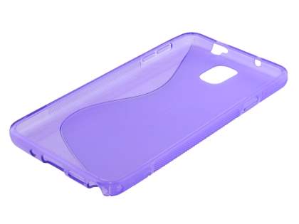 Wave Case for Samsung Galaxy Note 3 - Frosted Purple/Purple