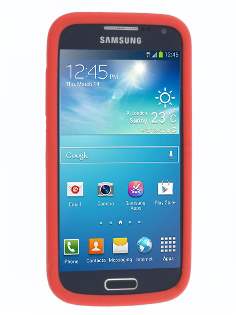 Silicone Case for Samsung I9195T Galaxy S4 mini - Red
