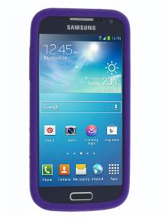 Silicone Case for Samsung I9195T Galaxy S4 mini - Purple