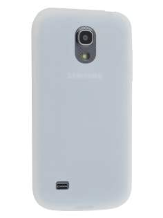 Silicone Case for Samsung I9195T Galaxy S4 mini - Frosted Clear Soft Cover