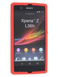 Silicone Case for Sony Xperia Z - Red