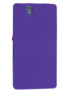 Silicone Case for Sony Xperia Z - Purple Soft Cover