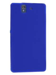 Silicone Case for Sony Xperia Z - Blue Soft Cover