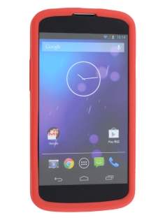 Silicone Case for LG Nexus 4 E960 - Red