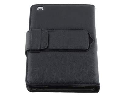 Synthetic Leather Case with Bluetooth Keyboard for Samsung Tab 3 8.0 - Black