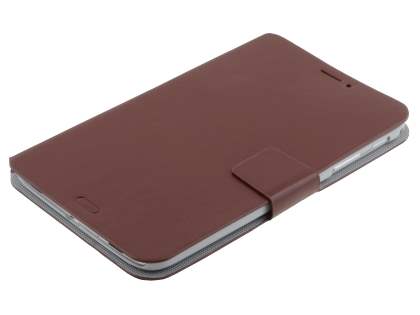 Book-Style Case with Tilt Stand for Samsung Galaxy Tab 3 8.0 - Brown