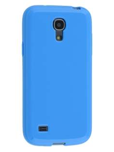 Colour TPU Gel Case for Samsung I9195 Galaxy S4 mini - Blue Soft Cover