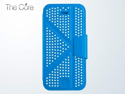 Momax The Core Polka Dots Flip Case for iPhone 5c - Blue