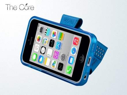 Momax The Core Polka Dots Flip Case for iPhone 5c - Blue