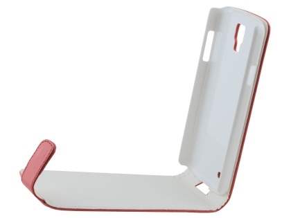 Synthetic Leather Flip Case for Samsung Galaxy S4 Active I9295 - Red