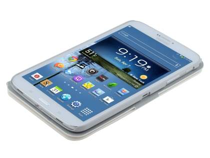 Book-Style Case with Tilt Stand for Samsung Galaxy Tab 3 8.0 - Pearl White