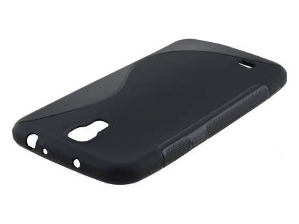 Wave Case for Samsung Galaxy Mega 6.3 I9200 - Frosted Black/Black