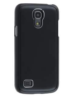 Brushed Aluminium Case for Samsung Galaxy S4 mini - Classic Black Hard Case