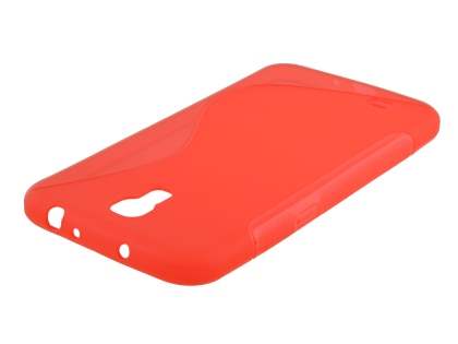 Wave Case for Samsung Galaxy Mega 6.3 I9200 - Frosted Red/Red