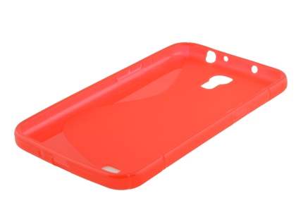 Wave Case for Samsung Galaxy Mega 6.3 I9200 - Frosted Red/Red