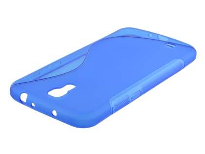 Wave Case for Samsung Galaxy Mega 6.3 I9200 - Frosted Blue/Blue