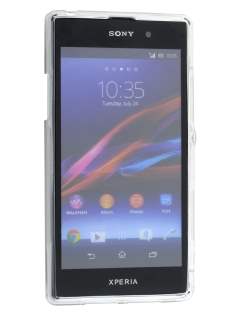 Wave Case for Sony Xperia Z1 - Frosted Clear/Clear