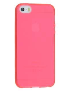 Frosted TPU Gel Case for iPhone SE(1st Gen)/5s/5 - Frosted Coral