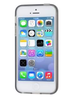 Frosted TPU Gel Case for iPhone SE(1st Gen)/5s/5 - Frosted Grey