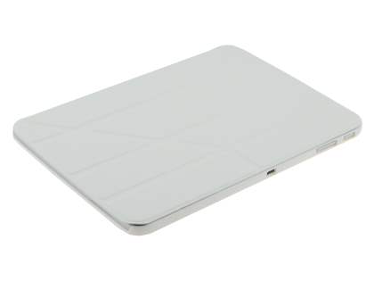 Premium Slim Synthetic Leather Flip Case with Stand for Samsung Galaxy Tab 3 10.1 - Pearl White