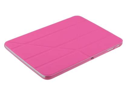Premium Slim Synthetic Leather Flip Case with Stand for Samsung Galaxy Tab 3 10.1 - Pink