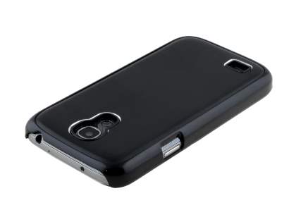 Brushed Aluminium Case for Samsung Galaxy S4 mini - Classic Black