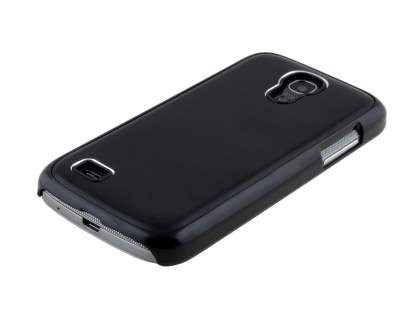 Brushed Aluminium Case for Samsung Galaxy S4 mini - Classic Black
