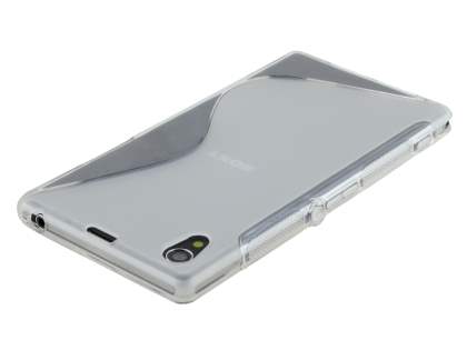 Wave Case for Sony Xperia Z1 - Frosted Clear/Clear