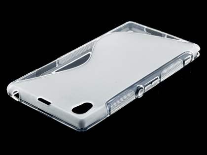 Wave Case for Sony Xperia Z1 - Frosted Clear/Clear