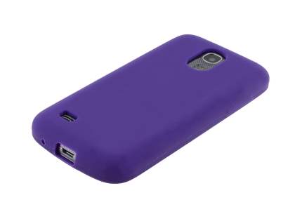 Silicone Case for Samsung I9195T Galaxy S4 mini - Purple