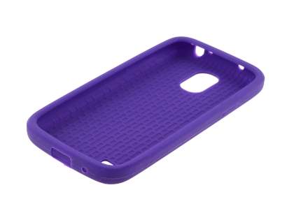 Silicone Case for Samsung I9195T Galaxy S4 mini - Purple