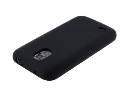 Silicone Case for Samsung I9195T Galaxy S4 mini - Classic Black