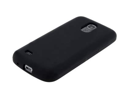 Silicone Case for Samsung I9195T Galaxy S4 mini - Classic Black
