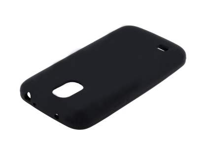 Silicone Case for Samsung I9195T Galaxy S4 mini - Classic Black