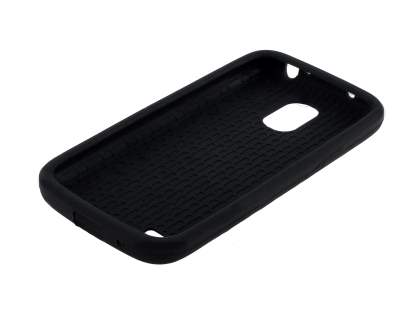 Silicone Case for Samsung I9195T Galaxy S4 mini - Classic Black