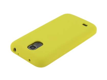 Silicone Case for Samsung I9195T Galaxy S4 mini - Canary Yellow