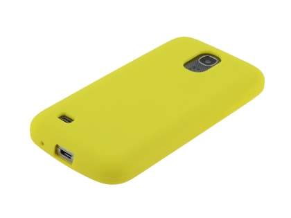 Silicone Case for Samsung I9195T Galaxy S4 mini - Canary Yellow