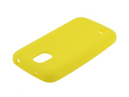 Silicone Case for Samsung I9195T Galaxy S4 mini - Canary Yellow