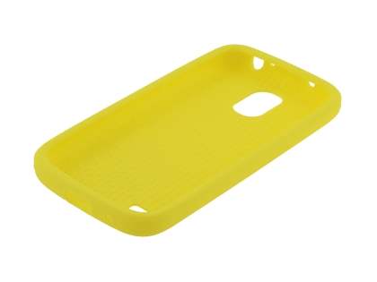 Silicone Case for Samsung I9195T Galaxy S4 mini - Canary Yellow